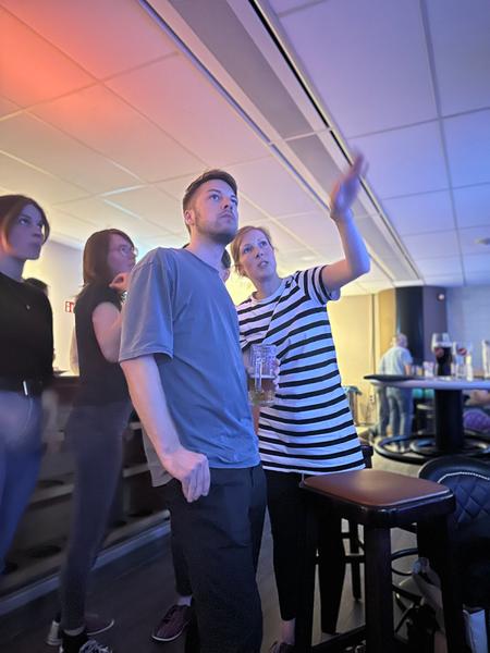 Bowlen mit dem Team