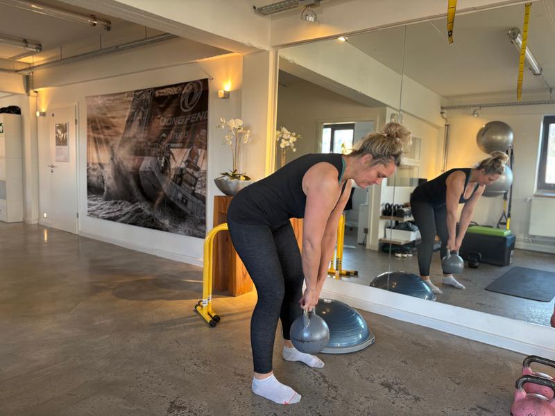 Kettlebell swing Training