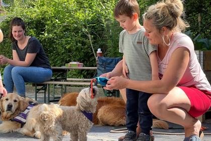 Tierischer Besuch im Kindergarten Colorito