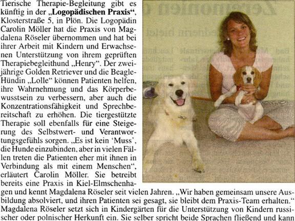 Eröffnung - Schaufenster vom 27.06.2007 Artikel zur Eröffnung