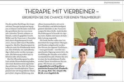 Therapie mit Vierbeiner