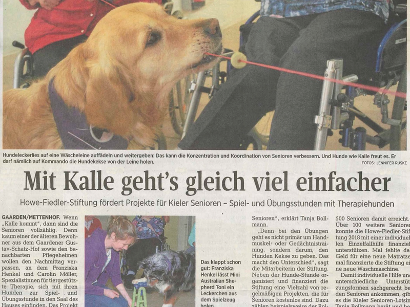 Mit Kalle geht's gleich viel einfacher - Kieler Nachrichten am 16.04.2019 Kieler Nachrichten