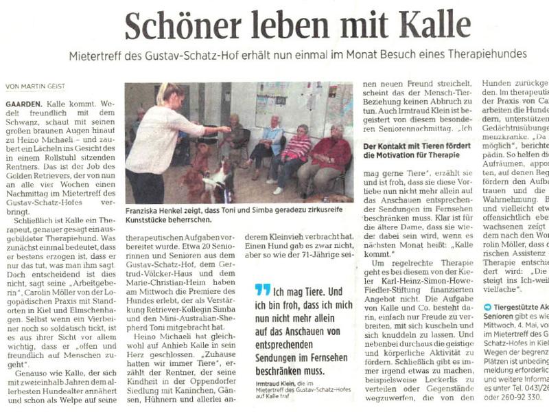 Schöner leben mit Kalle