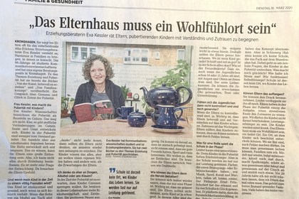 "Das Elternhaus muss ein Wohlfühlort sein"